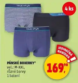 Penny Market PÁNSKÉ BOXERKY nabídka