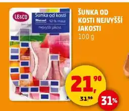Penny Market Šunka od kosti nejvyšší jakosti nabídka