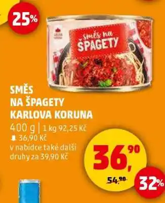 Penny Market SMĚS NA ŠPAGETY KARLOVA KORUNA nabídka