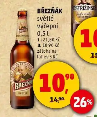 Penny Market Březňák světlé výčepní 0,5 l nabídka