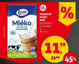 Penny Market TRVANLIVÉ MLÉKO BONI nabídka