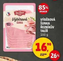 Penny Market VÝBĚROVÁ ŠUNKA ŘEZNÍKŮV TALÍŘ nabídka