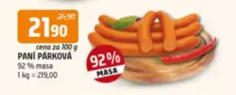Terno PANÍ PÁRKOVÁ nabídka