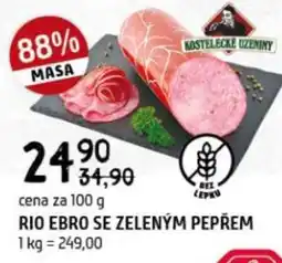 Terno Rio Ebro se zeleným pepřem nabídka