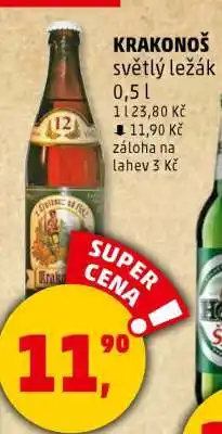 Penny Market KRAKONOŠ světlý ležák nabídka