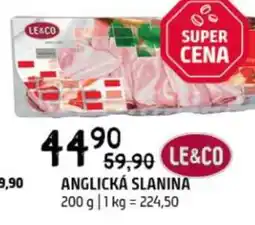 Terno Anglická slanina nabídka