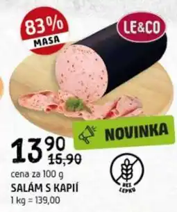 Terno Salám s kápií nabídka
