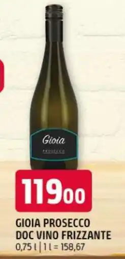 Terno GIOIA PROSECCO DOC VINO FRIZZANTE nabídka