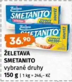 Terno ŽELETAVA SMETANITO vybrané druhy nabídka