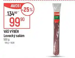 Globus Váš výběr Lovecký salám nabídka