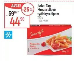 Globus Jeden Tag Mozzarellové tyčinky s dipem nabídka