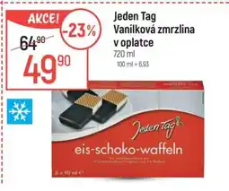 Globus Jeden Tag Vanilková zmrzlina v oplatce nabídka