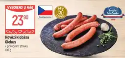 Globus Hovězí klobása Globus nabídka