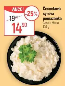 Globus Česneková sýrová pomazánka nabídka