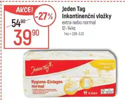 Globus Jeden Tag Inkontinenční vložky nabídka