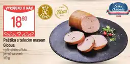 Globus Paštika s telecím masem Globus nabídka