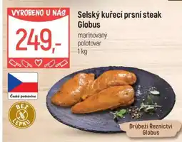 Globus Selský kuřecí prsní steak Globus nabídka