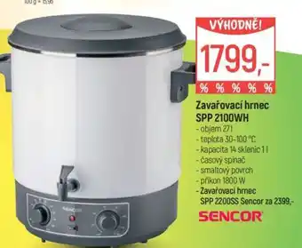 Globus Zavařovací hrnec SPP 2100WH nabídka