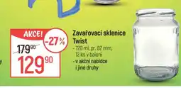 Globus Zavařovací sklenice TWIST nabídka