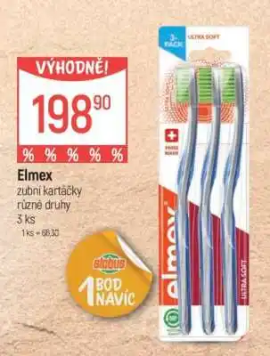 Globus ELMEX Zubní kartáčky nabídka