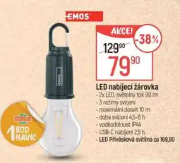 Globus LED nabíjecí žárovka nabídka