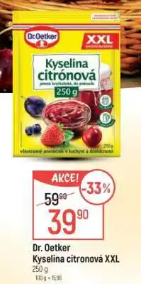 Globus Dr. Oetker Kyselina citronová XXL nabídka