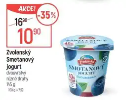 Globus Zvolenský smetanový jogurt nabídka