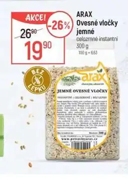 Globus ARAX Ovesné vločky jemné nabídka