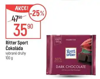 Globus Ritter Sport čokoláda nabídka
