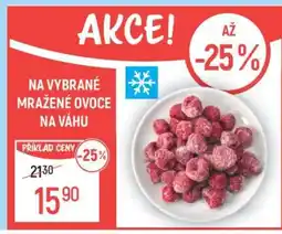 Globus Vybrané mražené ovoce na váhu nabídka