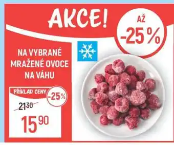 Globus Vybrané mražené ovoce na váhu nabídka