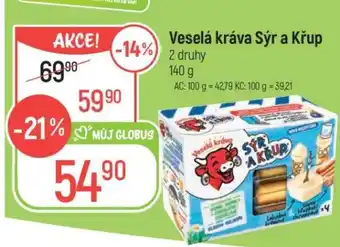 Globus Veselá kráva Sýr a Křup nabídka