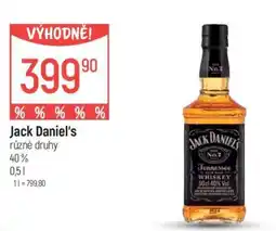 Globus Jack Daniel‘s nabídka