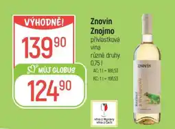 Globus Znovín Znojmo nabídka
