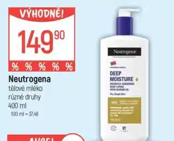 Globus Neutrogena Tělové mléko nabídka