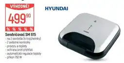 Globus Sendvičovač SM 615 nabídka