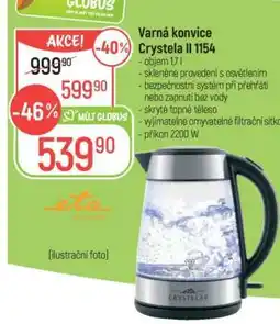 Globus Varná konvice Crystela II 1154 nabídka