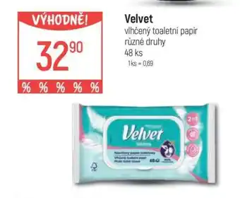Globus Velvet VLHČENÝ TOALETNÍ PAPÍR nabídka