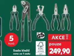Kaufland Sada kleští cena za 1 sadu nabídka