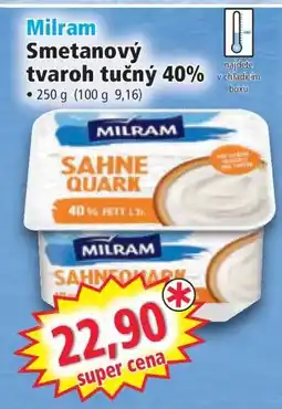 Norma Milram Smetanový tvaroh tučný 40% nabídka