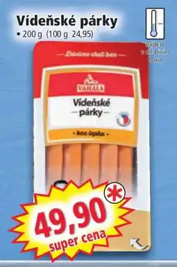 Norma Vídeňské párky* • nabídka