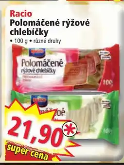 Norma RACIO Polomáčené rýžové chlebíčky nabídka