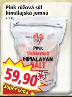 Norma Pink růžová sůl himálajská jemná nabídka