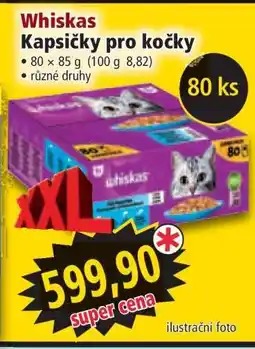 Norma Whiskas kapsičky pro kočky nabídka