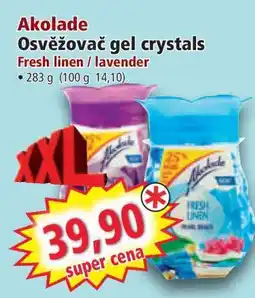 Norma Akolade Osvěžovač gel crystals nabídka
