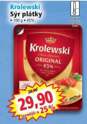 Norma Krolewski Sýr plátky nabídka