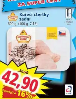 Norma Kuřecí čtvrtky zadní nabídka