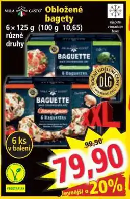 Norma Obložené bagety nabídka