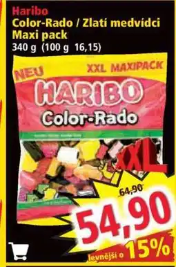 Norma Haribo Color-Rado / Zlatí medvídci Maxi pack nabídka