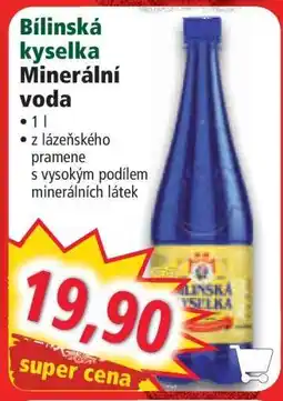 Norma Bílinská kyselka Minerální voda nabídka